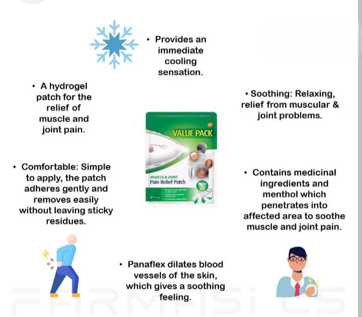 Caartup™ Organic Knee, Joint Muscle Pain Relief Patches